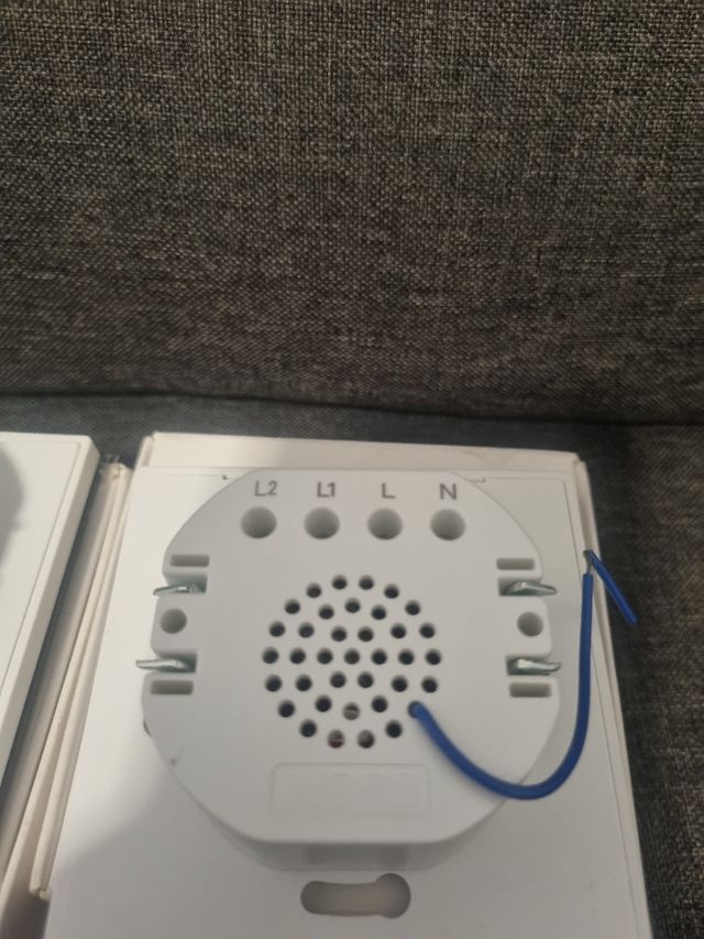 Pack 2 Interruptores Táctiles WESA Negros