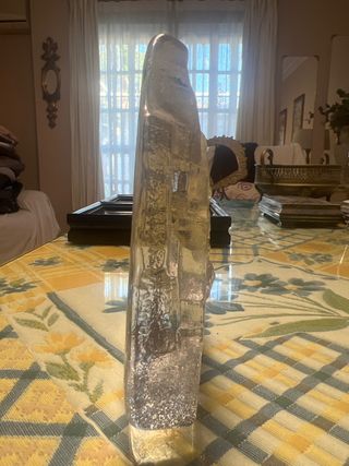 Escultura de cristal de reno