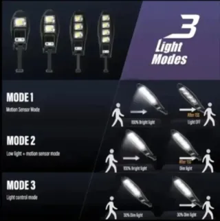 2 Farolas Solares 168 LED
