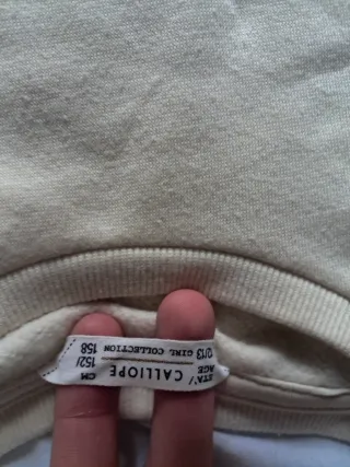 2 maglioni Calliope nero/panna Tg 13 anni