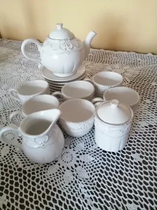 Juego de té y café de porcelana