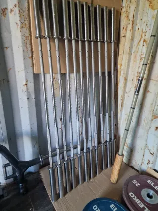 Set discos Eleiko,y barra xf 15kg negociables