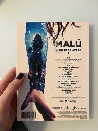 Malú Ni Un Paso Atrás DVD + CD