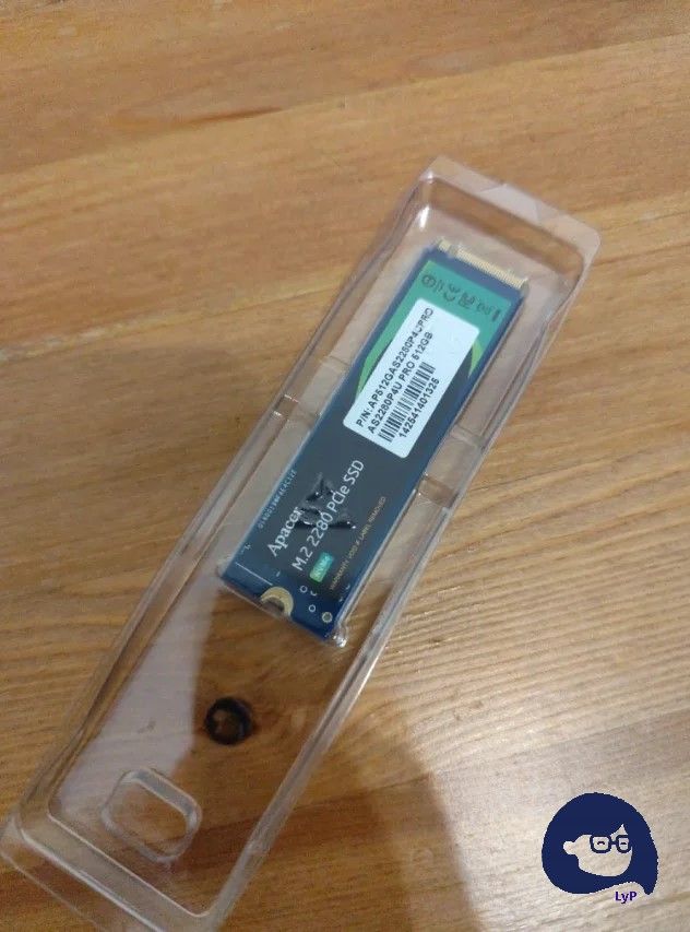 D3 - LyP - Disco duro SSD M.2 NVMe Apacer 512GB afbeelding 3