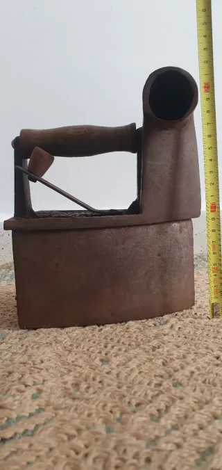 Plancha antigua de chimenea