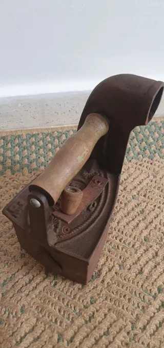 Plancha antigua de chimenea