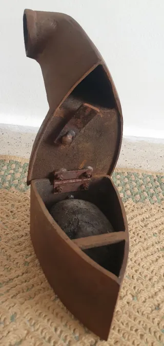 Plancha antigua de chimenea