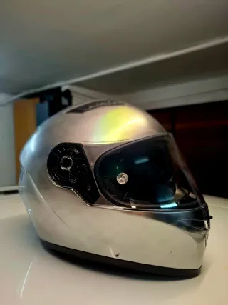 Casco talla L Shiro SH-600 Cromado