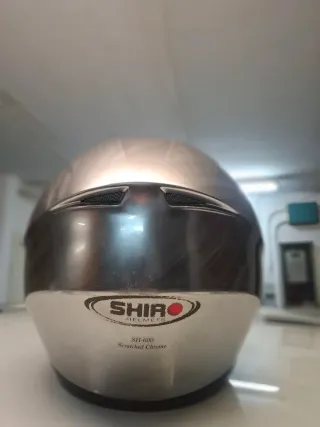 Casco talla L Shiro SH-600 Cromado