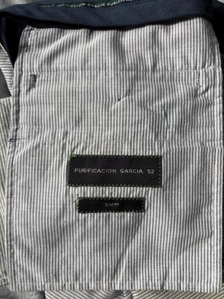 Traje Purificacion Garcia Azul Marino