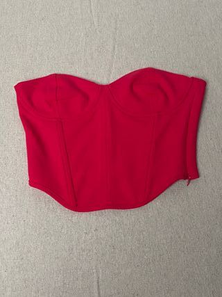 Zara Corsetto Fucsia Spalle Scoperte XS