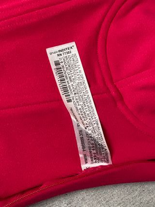 Zara Corsetto Fucsia Spalle Scoperte XS