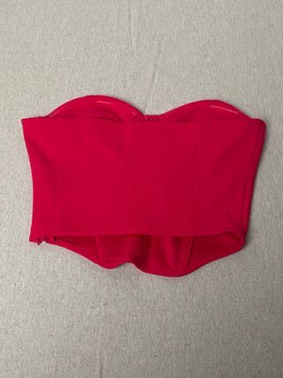 Zara Corsetto Fucsia Spalle Scoperte XS