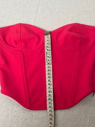Zara Corsetto Fucsia Spalle Scoperte XS