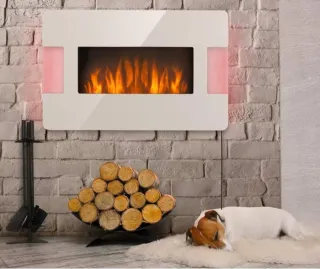 Chimenea Eléctrica Blanca 2 Potencias