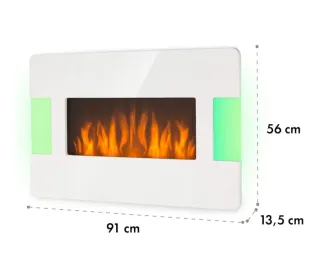 Chimenea Eléctrica Blanca 2 Potencias