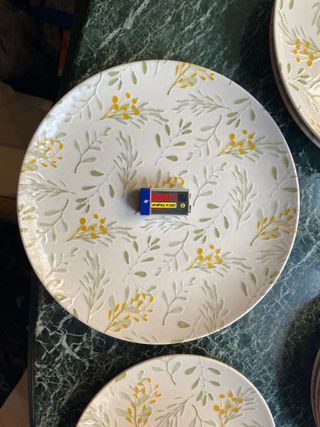 Vajilla 4 servicios diseño floral