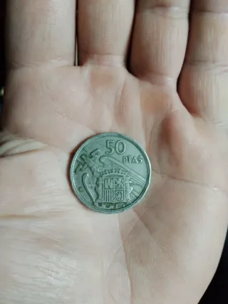 Moneda 50 Pesetas Francisco Franco 1957