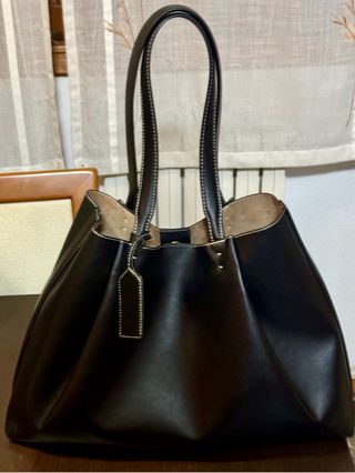Bolso shopper ZARA negro