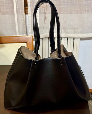 Bolso shopper ZARA negro