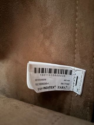 Bolso shopper ZARA negro