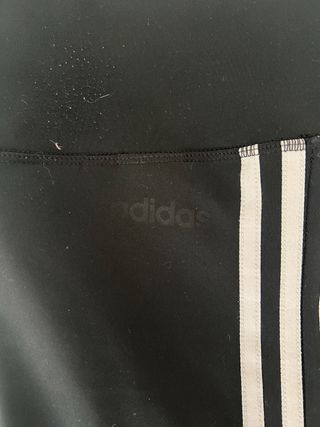 Leggings Adidas Negros con Rayas