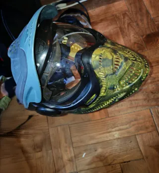 Máscara Camuflada proto com ventilação