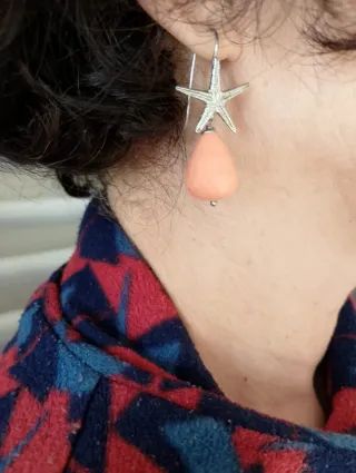 Orecchini pendenti a monachella