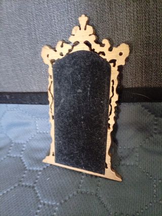 Espejo decorativo dorado estilo antiguo