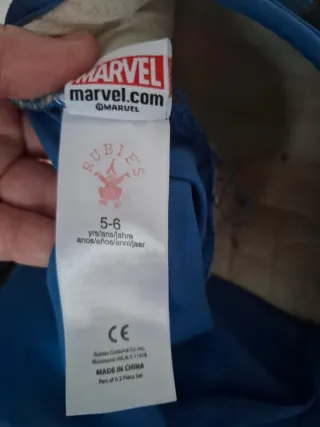 Disfraz Capitán América Talla 5-6