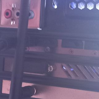 PC Gamer con luces LED azules