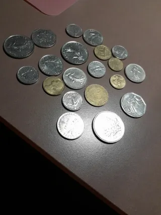 Lote 20 monedas Francia Siglo XX