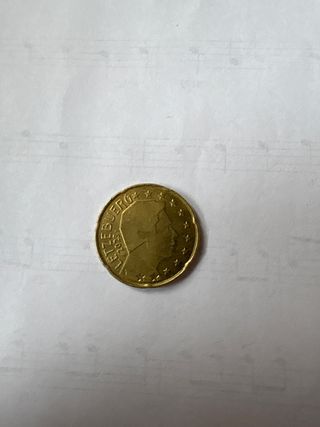 Moneda 20 Céntimos Luxemburgo 2023