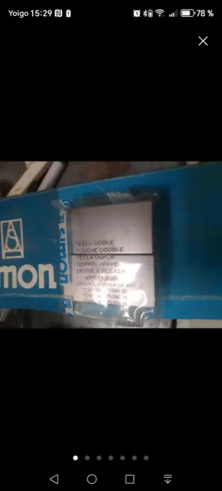 Teclas Simon 82 Doble Rocker