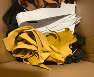 2 kg retales cuero curtido