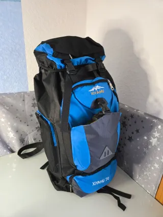 Mochila senderismo impermeable 70L