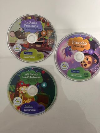 3 CDs Infantiles Bilingües Vaughan