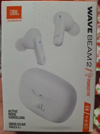Auriculares JBL Wave Beam 2 Blancos