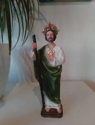 Figura San Judas Tadeo 21cm Resina