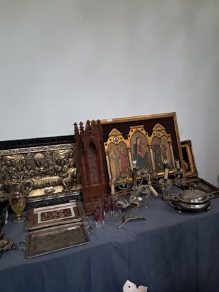 Lote de antigüedades y decoración