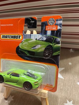 Matchbox Porsche 918 Spyder Verde