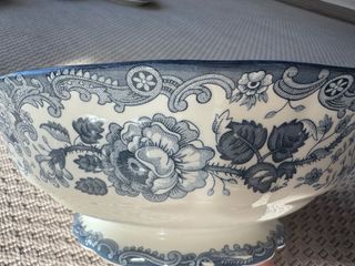 Vajilla La Cartuja Ceilan Azul Porcelana