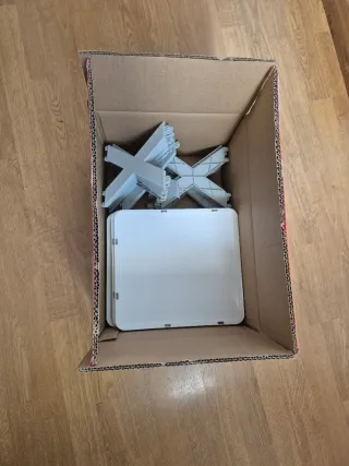 Zapatero apilable 5 niveles blanco