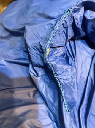 Abrigo mujer acolchado azul