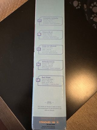 Juego sábanas 120cm azul claro microfibra