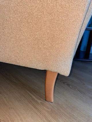 2 Sillones Orejeros Reclinables Beige