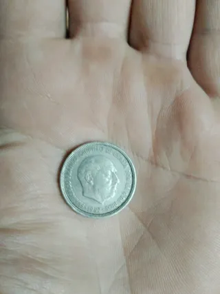 5 Pesetas Franco 1957