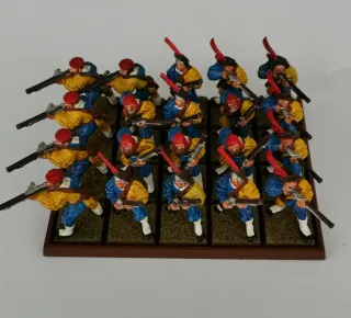 Arcabuceros del Imperio. Warhammer.