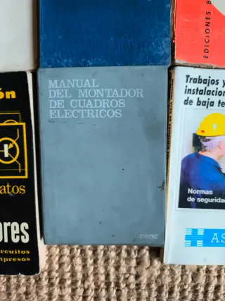 lote libros antiguos de matemáticas y electricidad