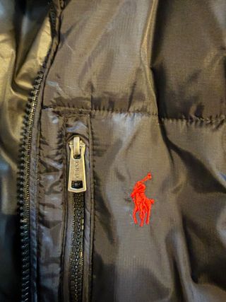 Piumino Ralph Lauren Nero Cappuccio